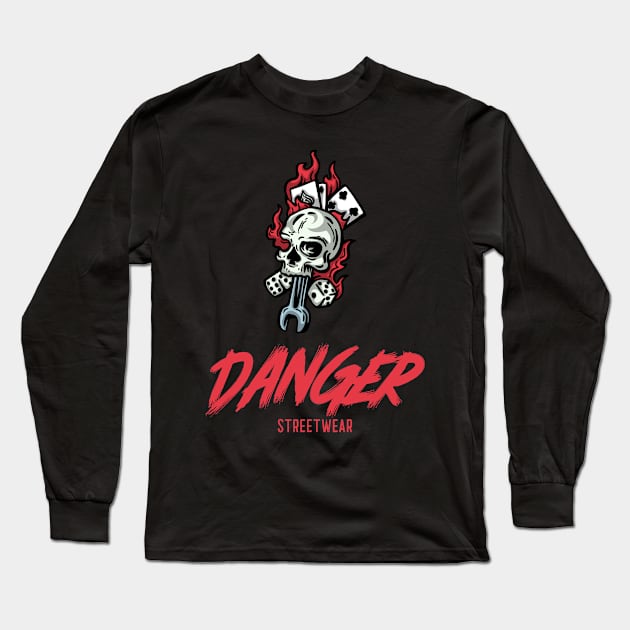 Danger StreetWear Long Sleeve T-Shirt by fitwithamine